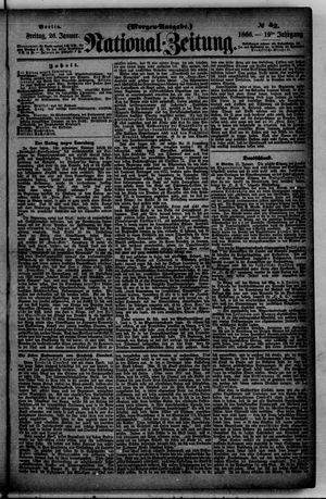 Nationalzeitung vom 26.01.1866