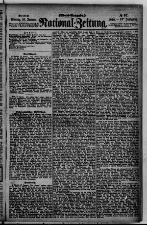 Nationalzeitung vom 29.01.1866