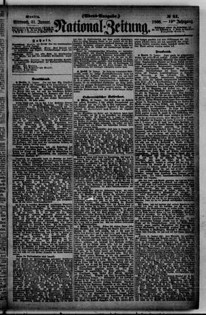 Nationalzeitung on Jan 31, 1866