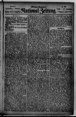 Nationalzeitung vom 01.02.1866