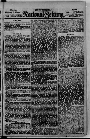 Nationalzeitung vom 07.02.1866