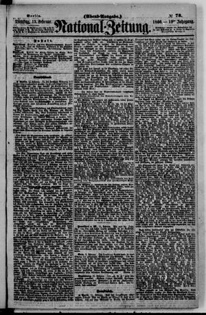 Nationalzeitung on Feb 13, 1866