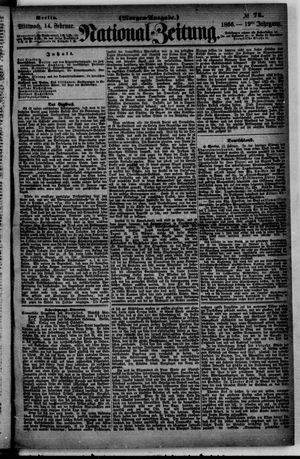 Nationalzeitung vom 14.02.1866