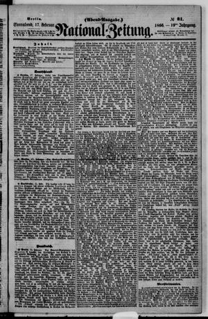 Nationalzeitung on Feb 17, 1866