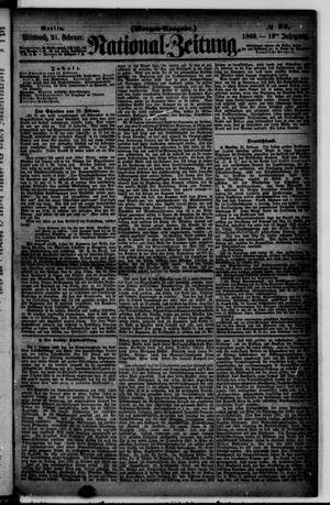 Nationalzeitung vom 21.02.1866