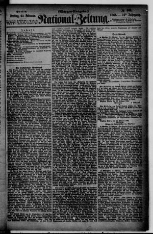 Nationalzeitung vom 23.02.1866