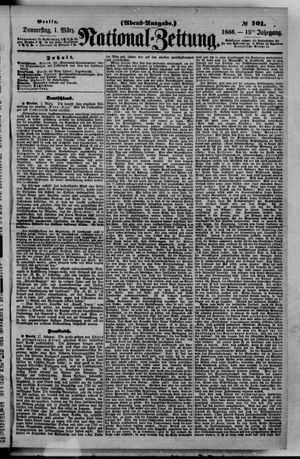 Nationalzeitung vom 01.03.1866