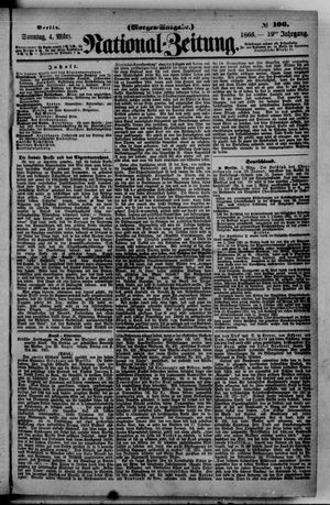 Nationalzeitung vom 04.03.1866