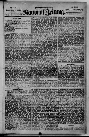 Nationalzeitung vom 08.03.1866