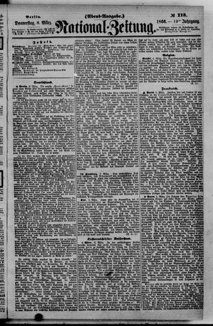 Nationalzeitung vom 08.03.1866