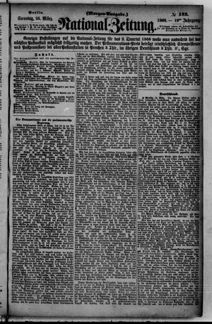 Nationalzeitung vom 25.03.1866