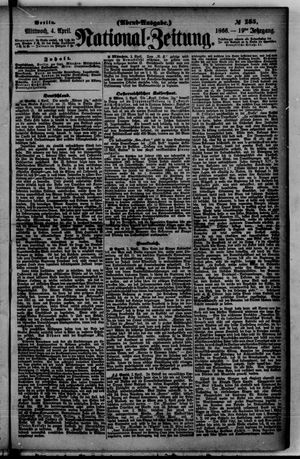 Nationalzeitung vom 04.04.1866