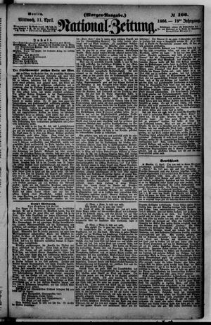 Nationalzeitung vom 11.04.1866
