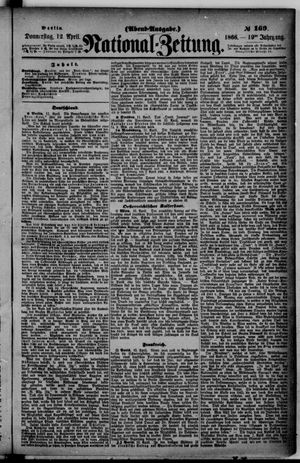 Nationalzeitung vom 12.04.1866