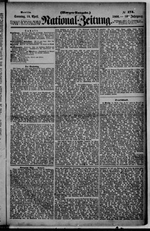 Nationalzeitung vom 15.04.1866