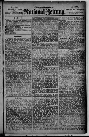 National-Zeitung vom 17.04.1866