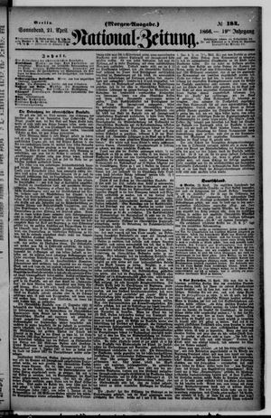 Nationalzeitung on Apr 21, 1866