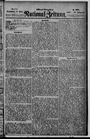 Nationalzeitung vom 21.04.1866
