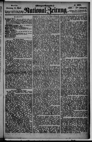 National-Zeitung vom 22.04.1866