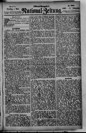 Nationalzeitung vom 01.05.1866