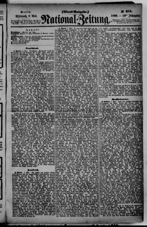 Nationalzeitung on May 9, 1866
