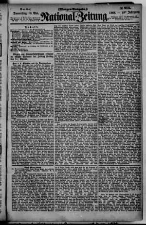 Nationalzeitung vom 10.05.1866
