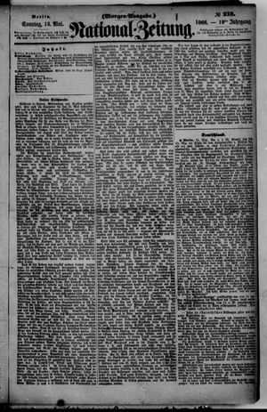 Nationalzeitung vom 13.05.1866
