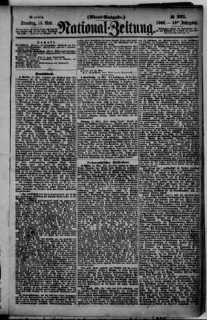 Nationalzeitung vom 15.05.1866