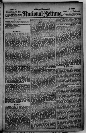 Nationalzeitung vom 17.05.1866