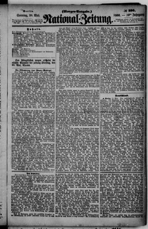 Nationalzeitung vom 20.05.1866