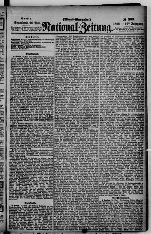 Nationalzeitung vom 26.05.1866