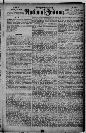 Nationalzeitung vom 29.05.1866