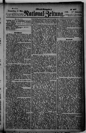 Nationalzeitung vom 31.05.1866
