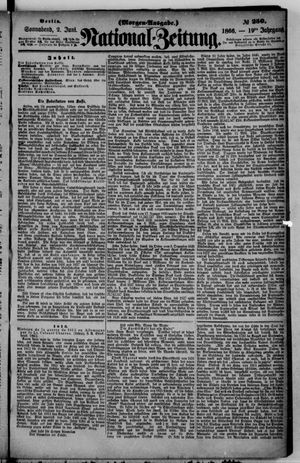 Nationalzeitung vom 02.06.1866