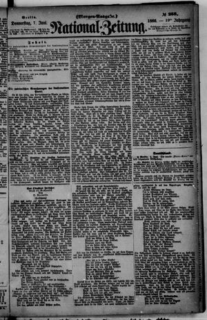 National-Zeitung vom 07.06.1866