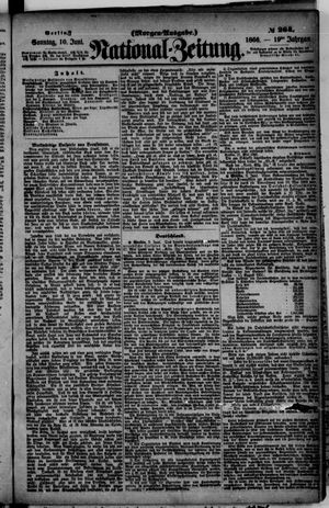 Nationalzeitung vom 10.06.1866