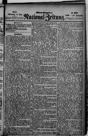Nationalzeitung vom 13.06.1866