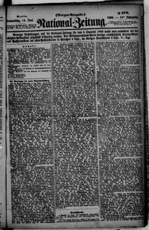 Nationalzeitung vom 14.06.1866