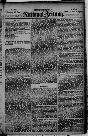 Nationalzeitung on Jun 17, 1866