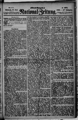 Nationalzeitung on Jun 20, 1866
