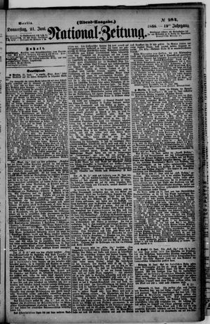 Nationalzeitung vom 21.06.1866