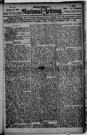 Nationalzeitung on Jun 22, 1866