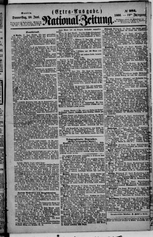 Nationalzeitung vom 28.06.1866