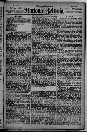 Nationalzeitung vom 06.07.1866