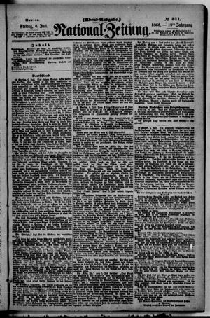 Nationalzeitung vom 06.07.1866