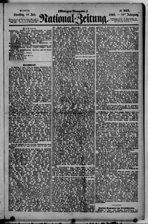Nationalzeitung on Jul 10, 1866