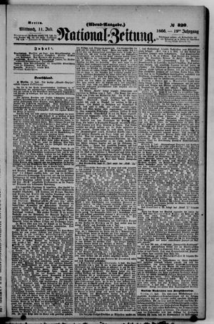 National-Zeitung on Jul 11, 1866