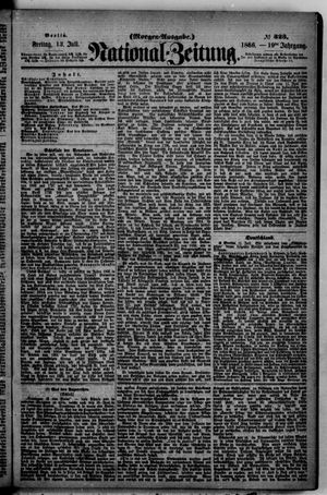 Nationalzeitung vom 13.07.1866