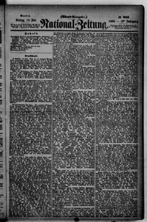 Nationalzeitung vom 13.07.1866