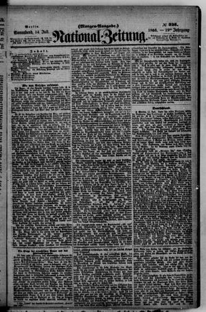 Nationalzeitung vom 14.07.1866